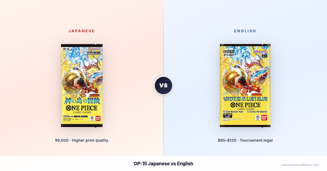OP-15 Japanese vs English: Which Version Should You Buy?