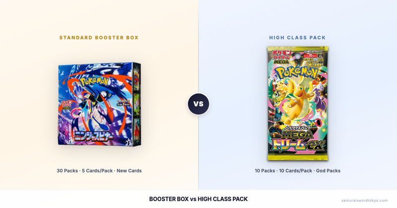 Japanese Pokemon Booster Box vs High Class Pack — Which Should You Buy?