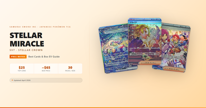 SV7 Pull Rates Best Cards