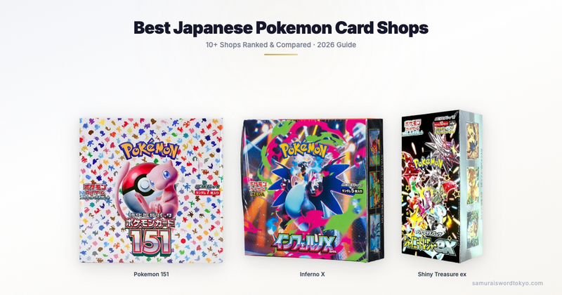 Best Japanese Pokemon Card Shops Online 2026 - booster boxes from top retailers