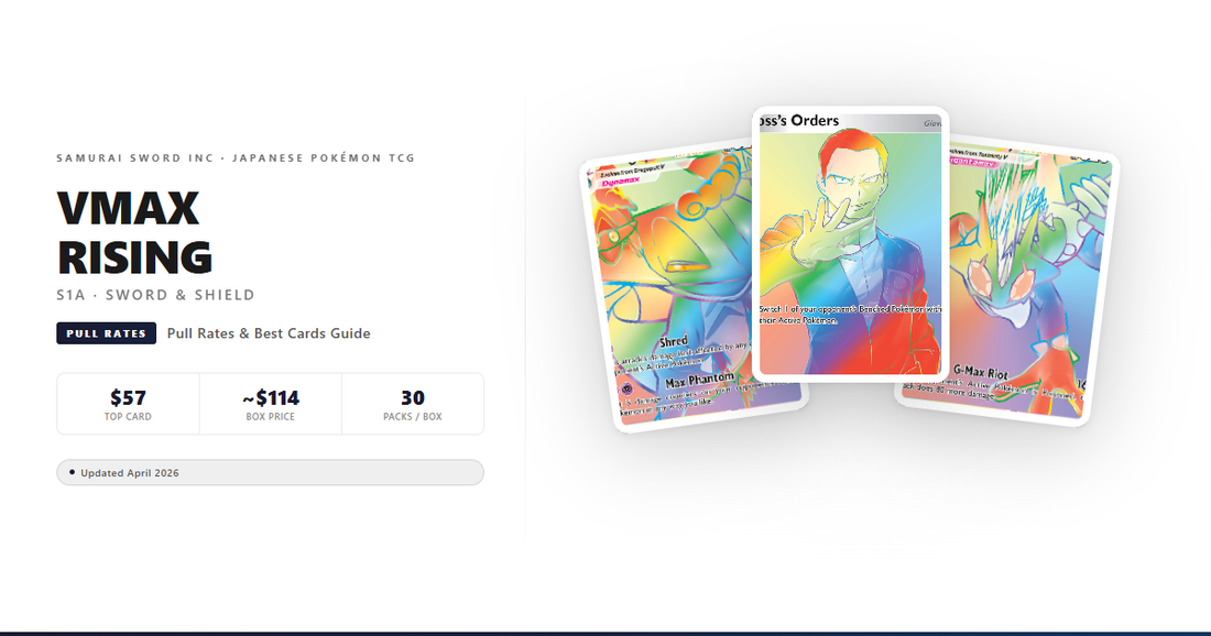 S1A VMAX Rising Pull Rates, Best Cards & Box Guide (2026)