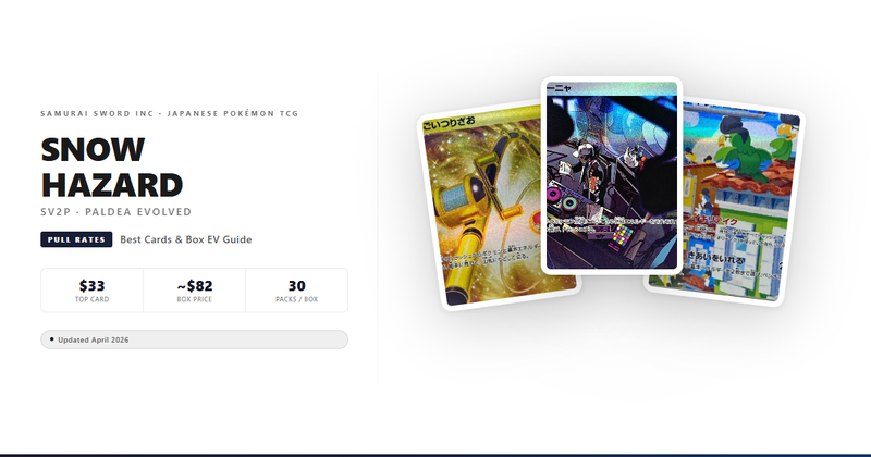SV2P Snow Hazard Pull Rates, Best Cards & Box Value Guide