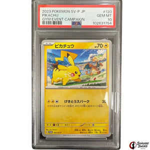 Promo Pack Pikachu 120/SV-P PSA10 / Japanese Pokemon Card PROMO