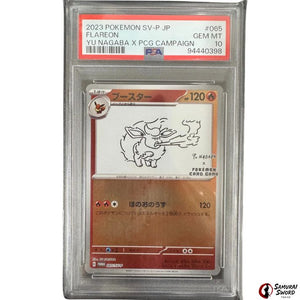 Yu Nagaba Eevee’s Flareon 065/SV-P PSA10/ Japanese Pokemon Card PROMO
