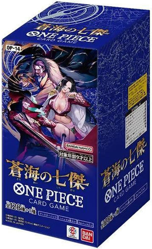 OP-14 The Azure Sea's Seven Booster Box Sealed Japanese Booster Box