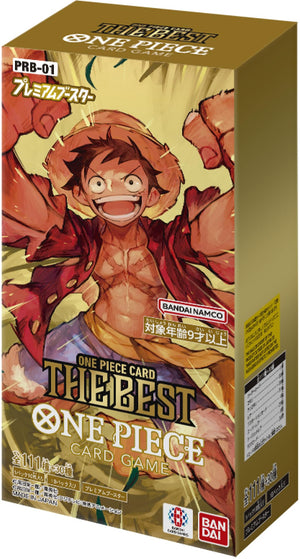 PRB-01 ONE PIECE CARD THE BEST Sealed Japanese Booster Box