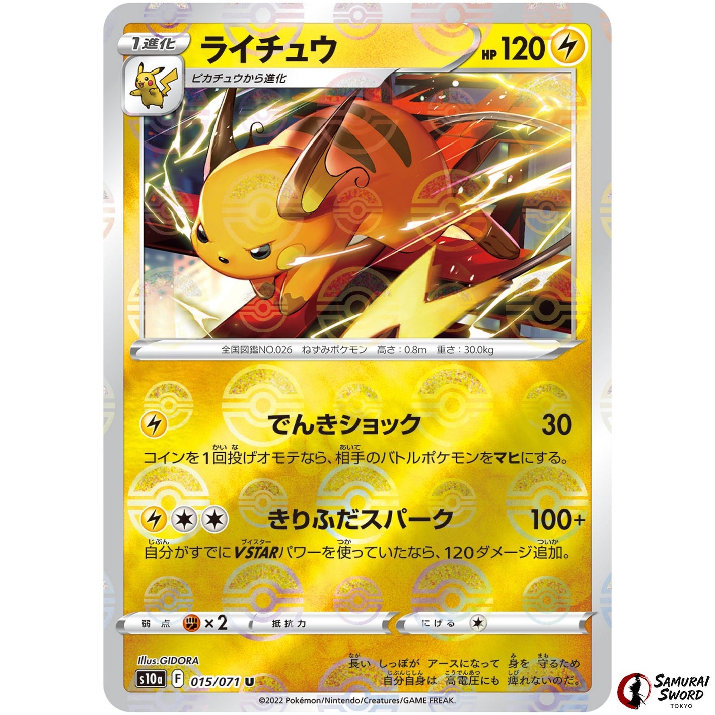 Raichu Mirror Holo