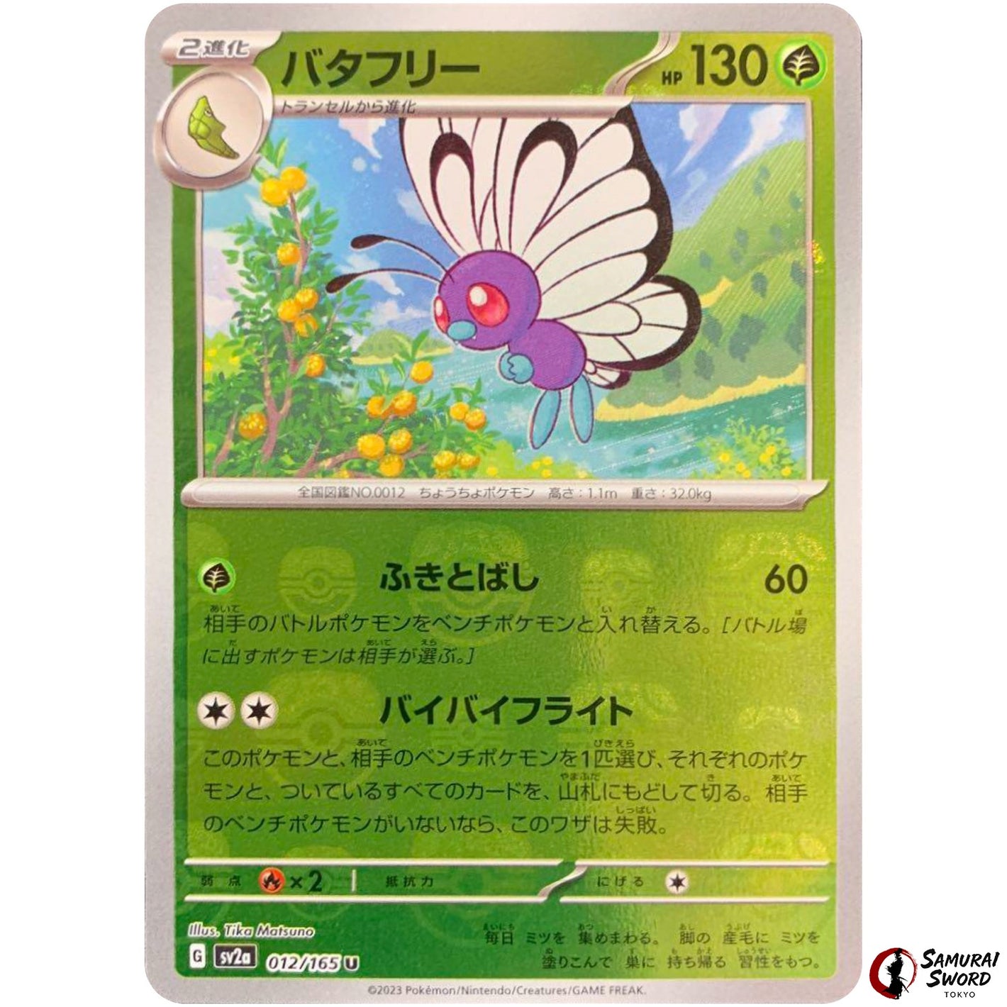 Butterfree Master Ball Mirror Holo