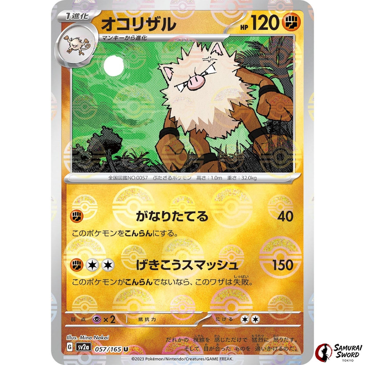 Primeape Mirror Holo