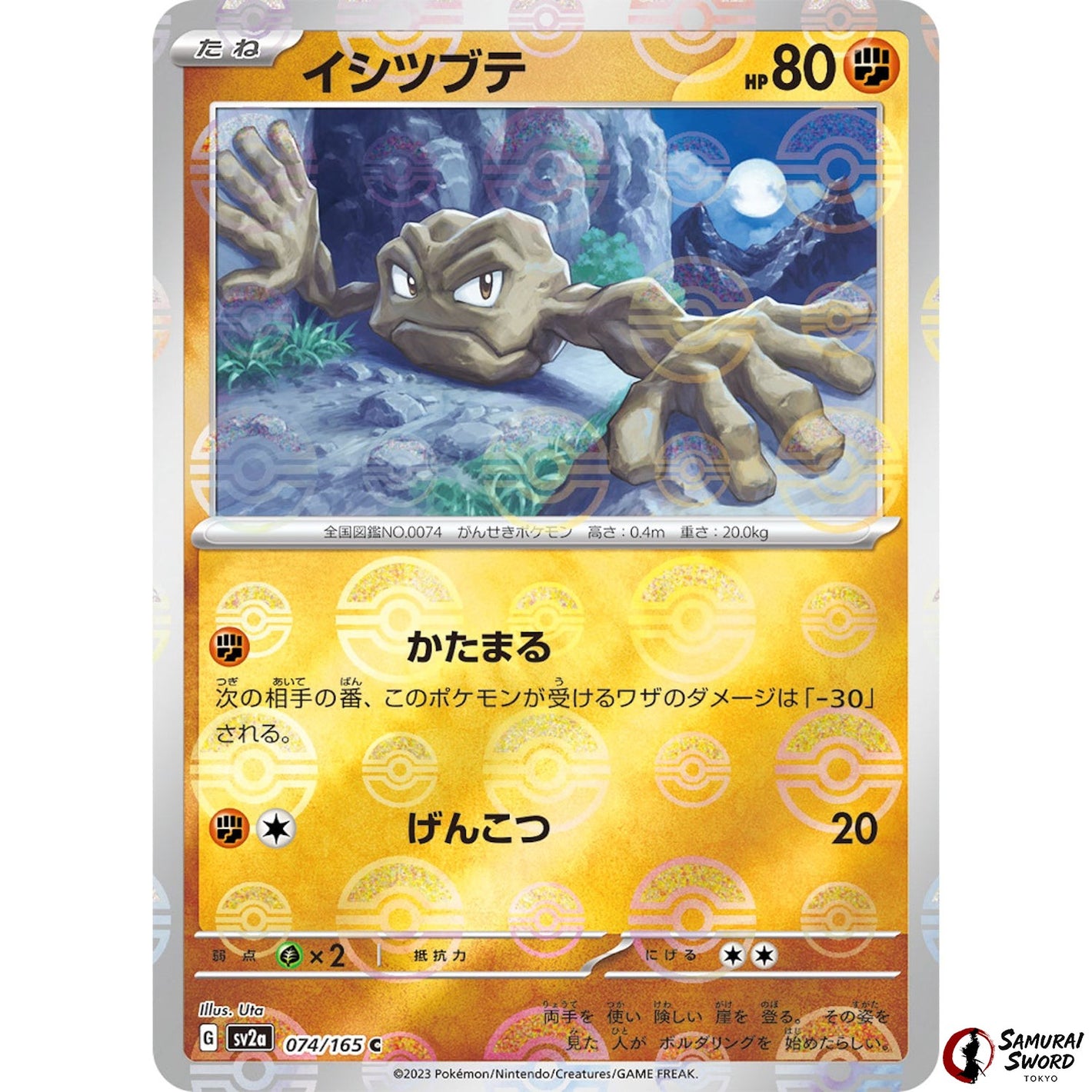 Geodude Mirror Holo