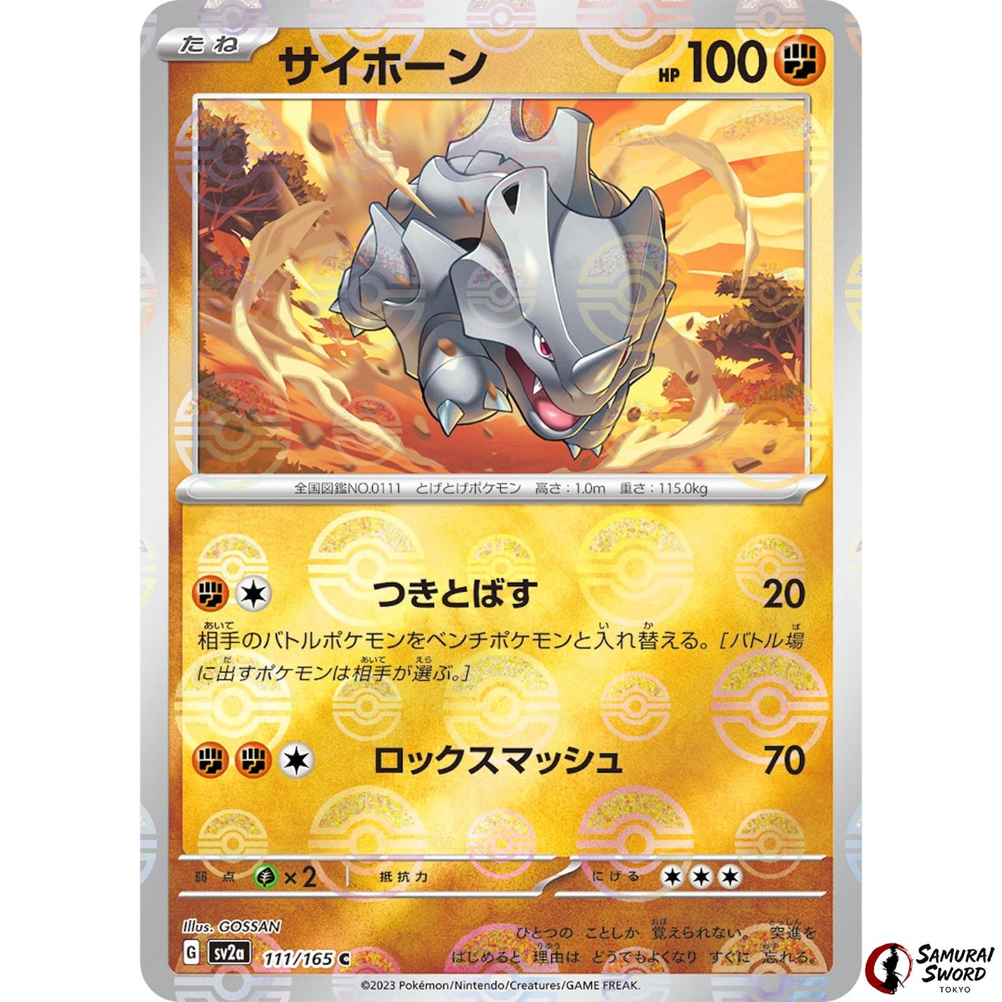 Rhyhorn Mirror Holo