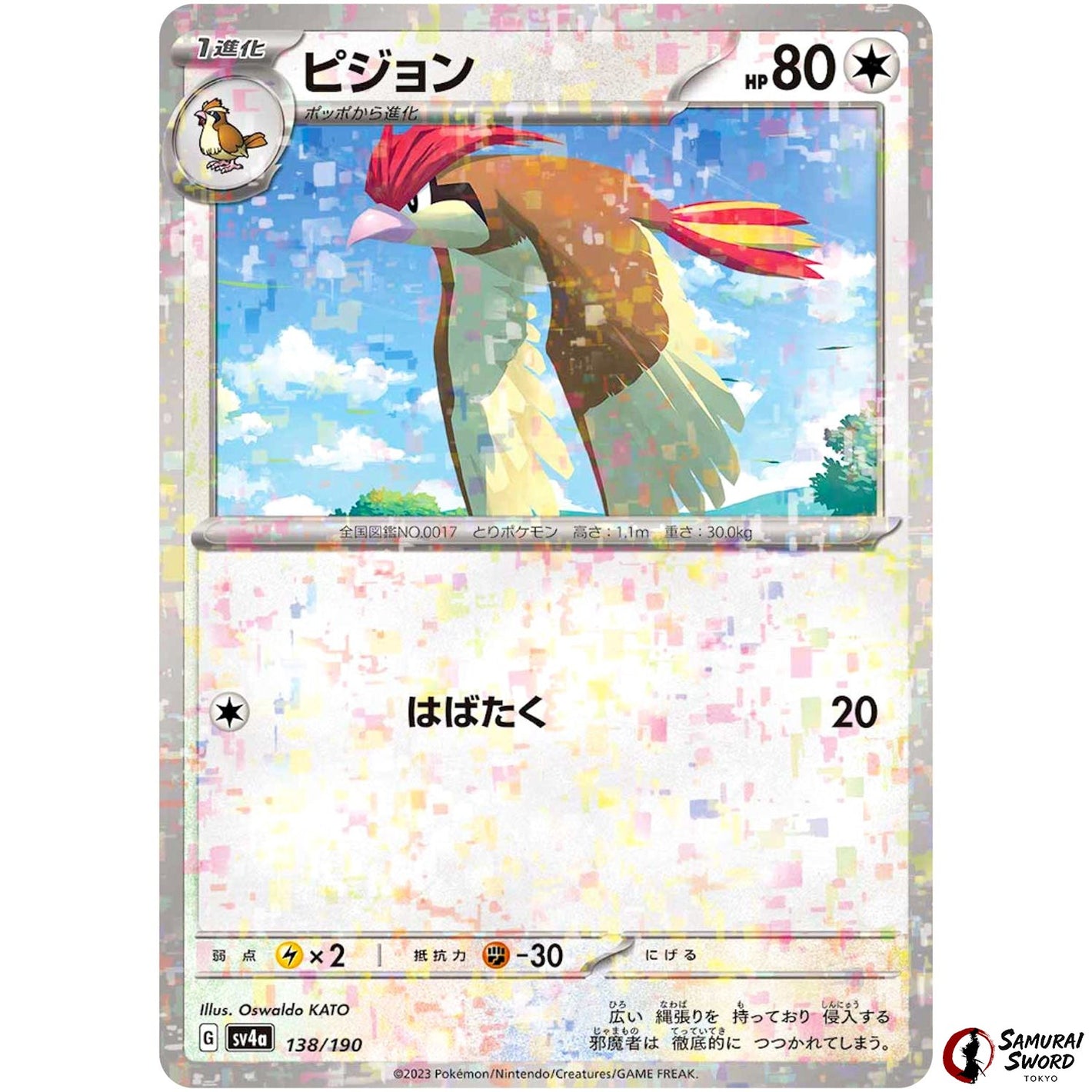 Pidgeotto Mirror Holo