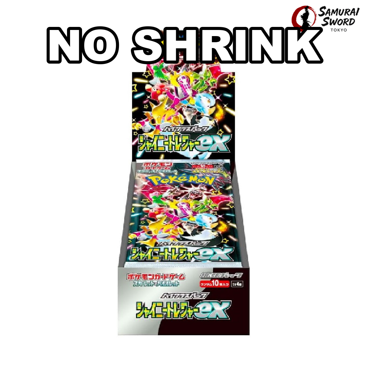NO SHRINK - SV4A-Shiny Treasure ex Sealed Japanese Pokemon Booster Box