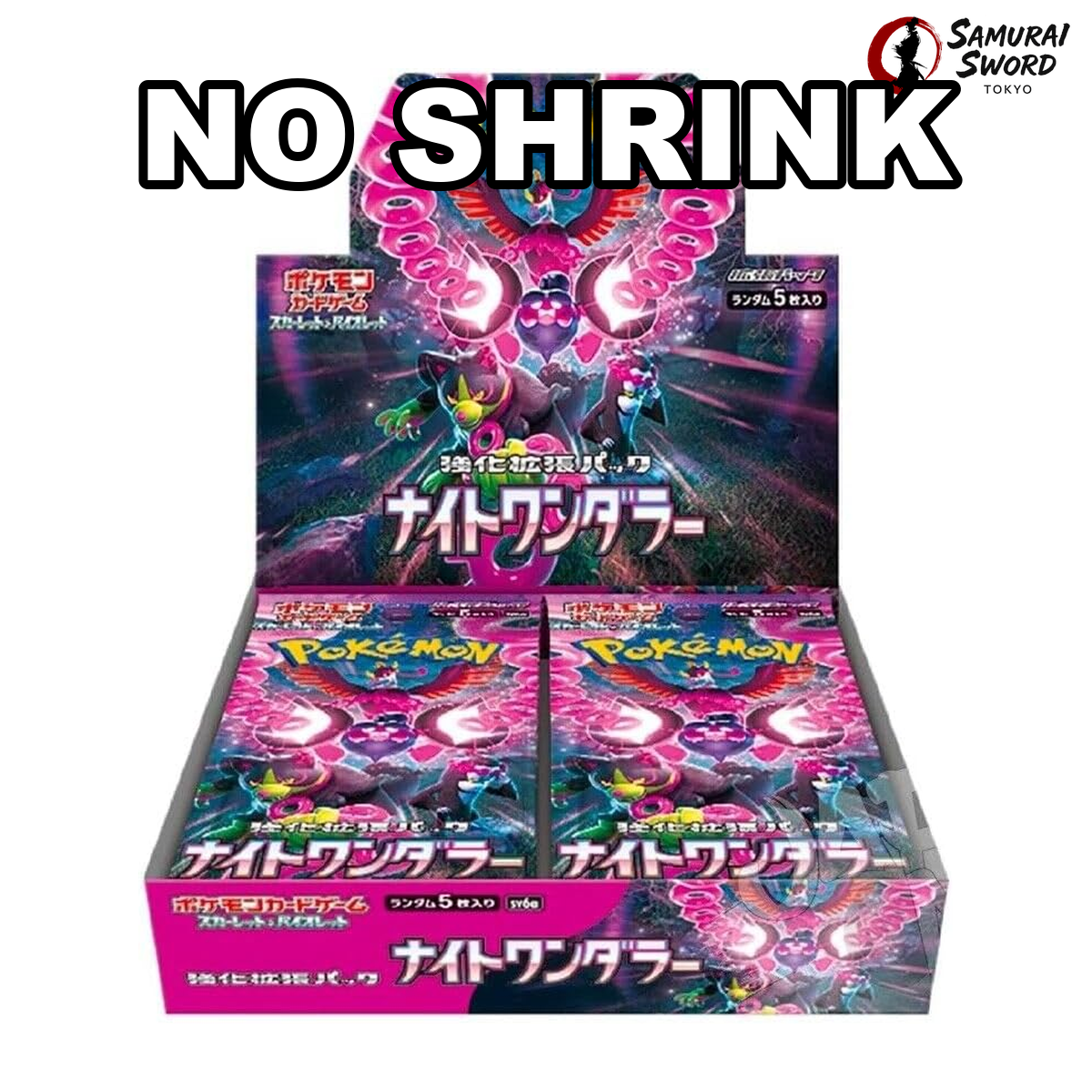 NO SHRINK - SV6A-Night Wanderer Sealed Japanese Pokemon Booster Box