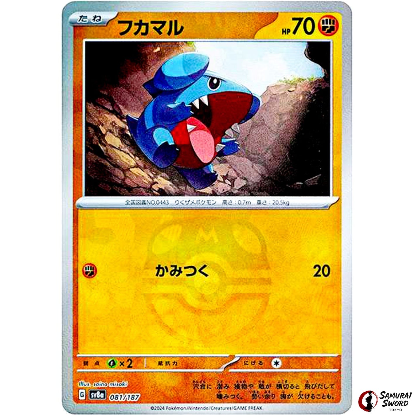 Gible Master Ball Mirror Holo