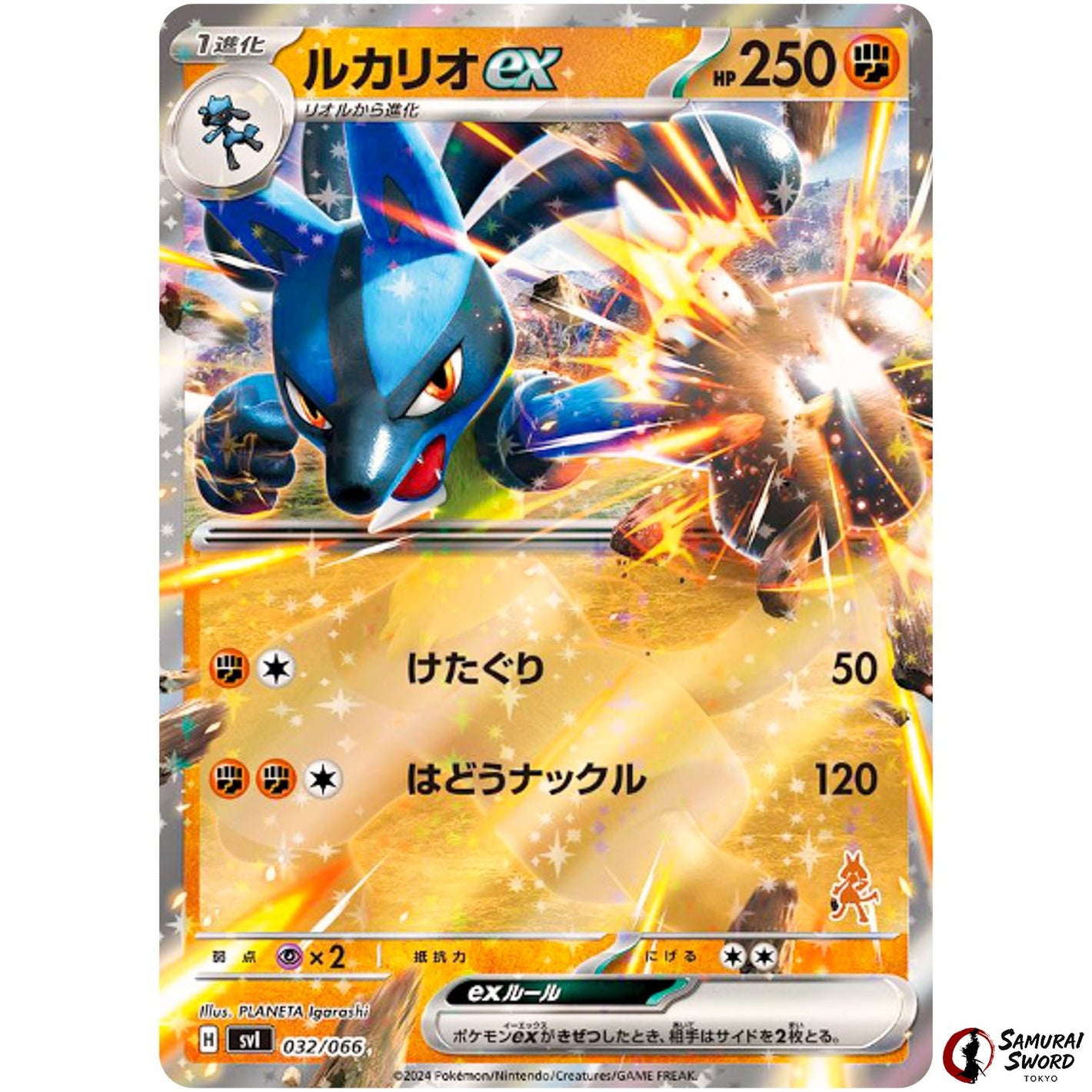 Lucario ex Mirror Holo