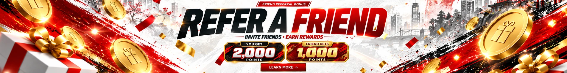 Refer a friend. You get 2,000 points. Your friend gets 1,000 points. Learn more.