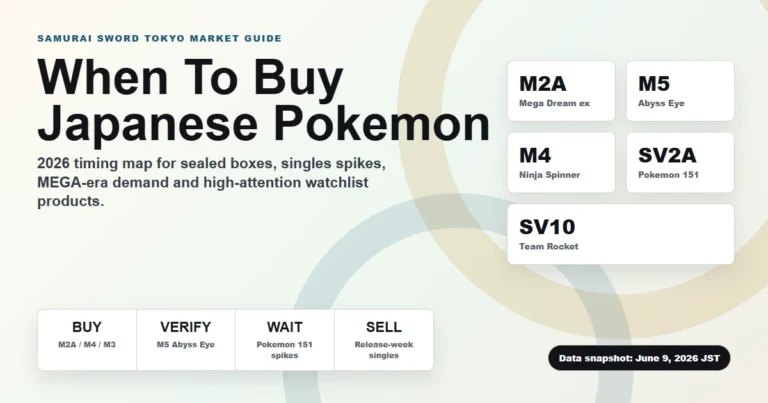 Japanese Pokemon card market timing guide 2026