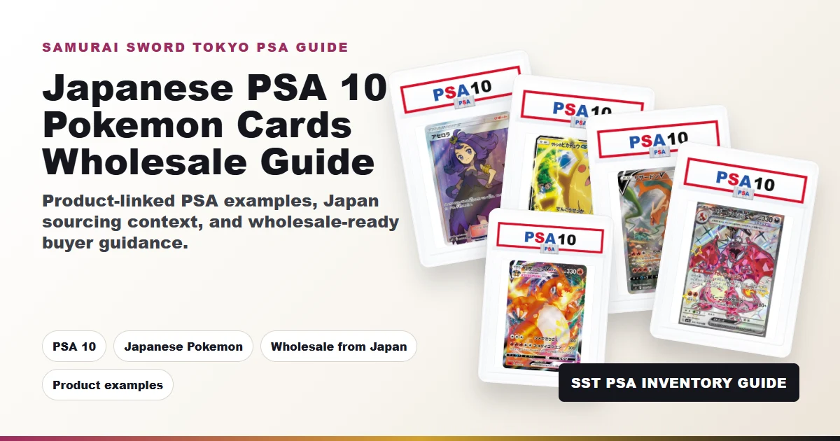 Japanese PSA 10 Pokemon Cards Wholesale Guide: How Overse