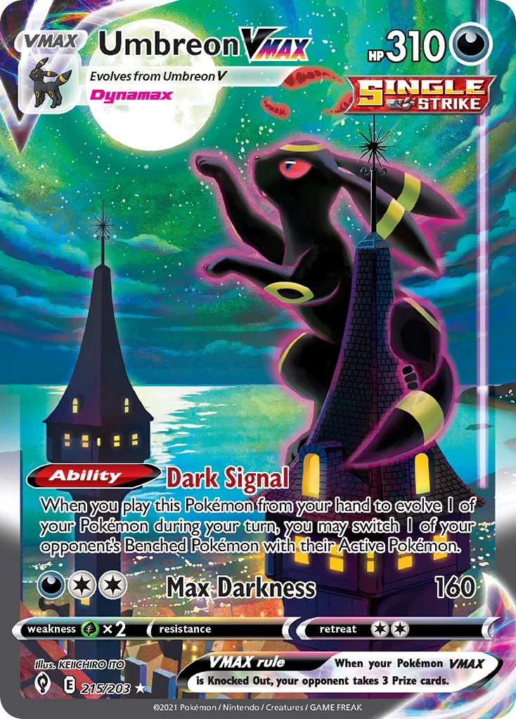 Moonbreon, Umbreon VMAX HR SA alternate art, S6a Eevee Heroes 095/069
