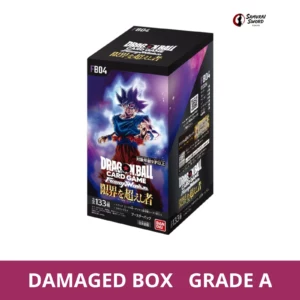 FB-04 Ultra Limit Japanese Dragon Ball Booster Box - Sealed - Damaged Box - regular product image with Damaged Box Grade A label