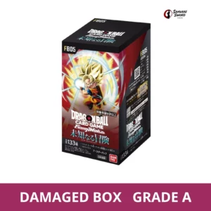 FB-05 New Adventure Japanese Dragon Ball Booster Box - Sealed - Damaged Box - regular product image with Damaged Box Grade A label