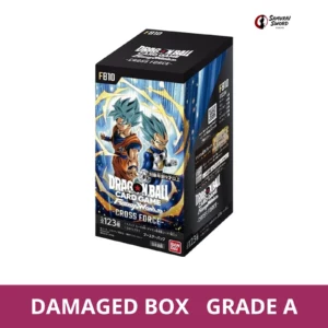 FB-10 Cross Force Japanese Dragon Ball Booster Box - Sealed - Damaged Box - regular product image with Damaged Box Grade A label