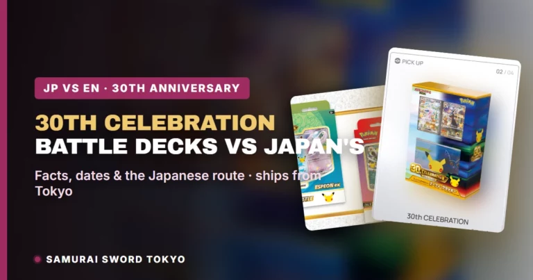 30th Celebration Battle Decks vs Japan’s Premium Deck Set: Espeon & Umbreon Compared