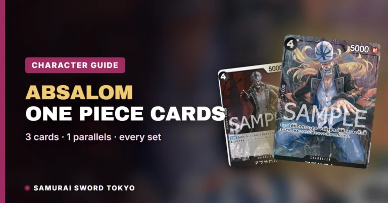 Absalom One Piece Cards Guide: Every Card, Parallel & Set (2026)
