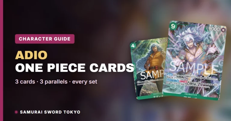Adio One Piece Cards Guide: Every Card, Parallel & Set (2026)