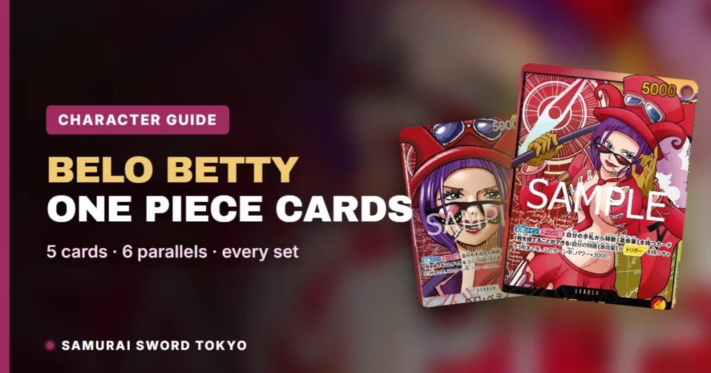 Belo Betty One Piece Cards: Every Card & Parallel (2026)