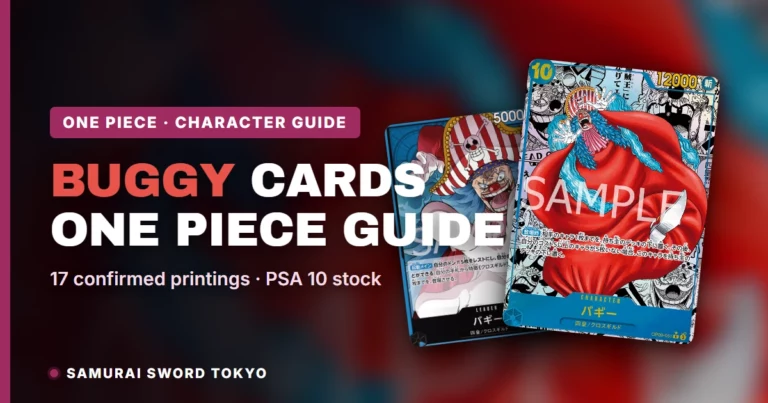 Buggy One Piece Cards Guide: Every Printing & PSA10