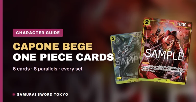Capone Bege One Piece Cards Guide: Every Card, Parallel & Set (2026)