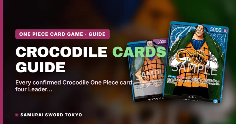 Crocodile One Piece Cards Guide: All 4 Leader Cards & Printings