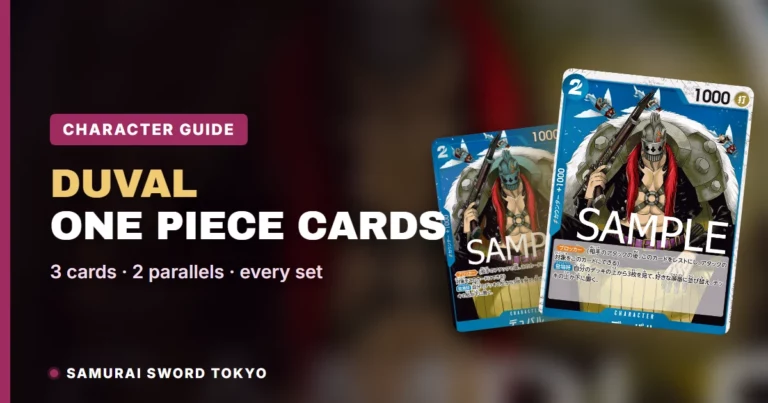 Duval One Piece Cards Guide: Every Card, Parallel & Set (2026)