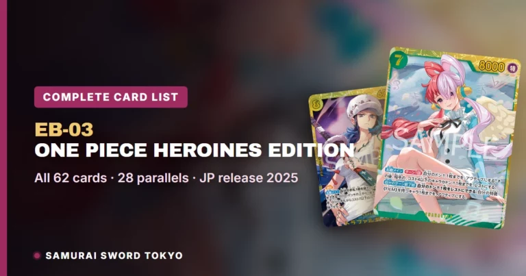 EB-03 One Piece Heroines Edition Complete Card List: Every Card, Rarity & Parallel