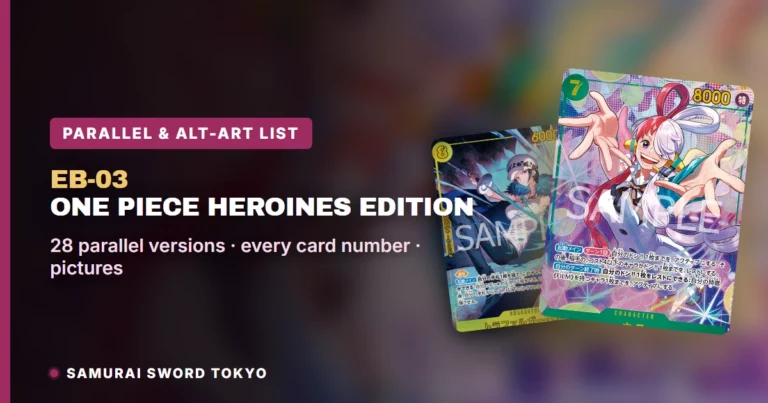 EB-03 One Piece Heroines Edition Parallel & Alt-Art Card List: All 28 Versions (One Piece Card Game)
