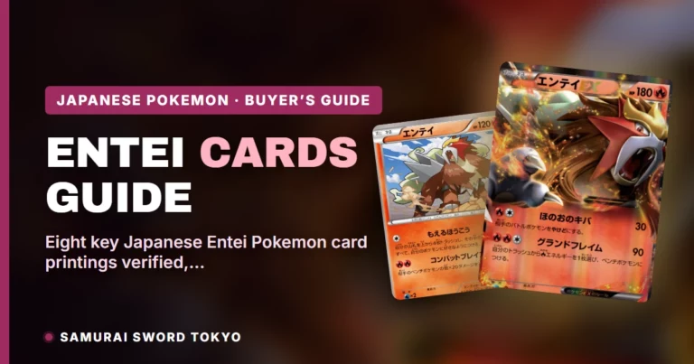Entei Pokemon Card Guide: 8 Key Japanese Prints Verified