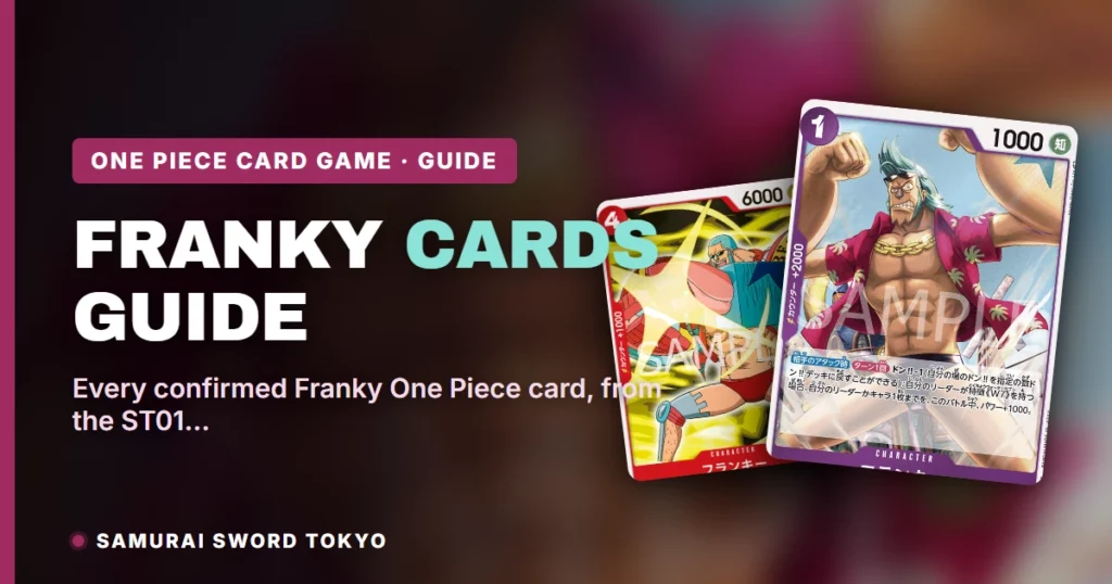 Franky One Piece Cards Guide