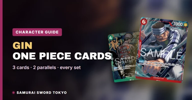 Gin One Piece Cards Guide: Every Card, Parallel & Set (2026)