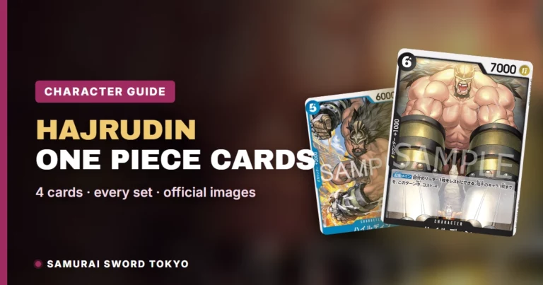 Hajrudin One Piece Cards Guide: Every Card, Parallel & Set (2026)