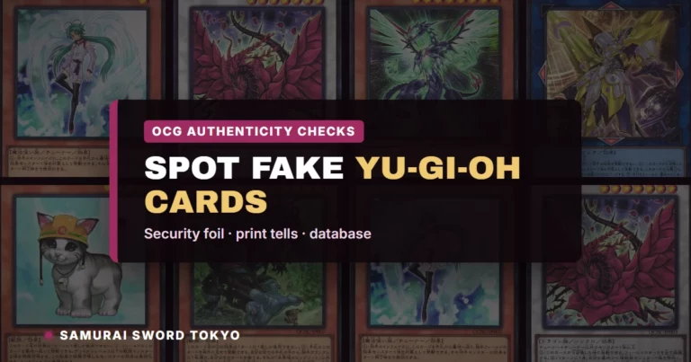 How to Spot Fake Yu-Gi-Oh Cards (Japanese OCG Edition)