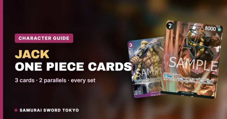 Jack One Piece Cards Guide: Every Card, Parallel & Set (2026)