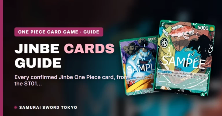 Jinbe One Piece Cards Guide: Every Printing From ST01 to OP-17