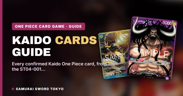 Kaido One Piece Cards Guide: Every Printing, Leader to OP-17