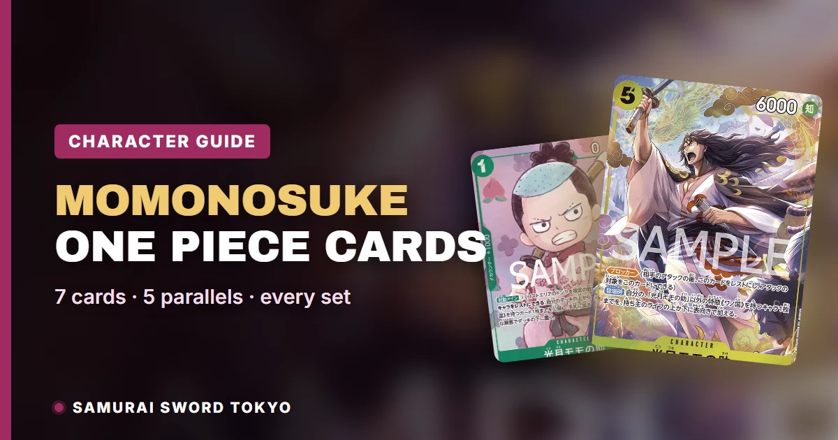 Kouzuki Momonosuke One Piece Cards Guide (2026)