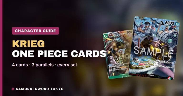 Krieg One Piece Cards Guide: Every Card, Parallel & Set (2026)