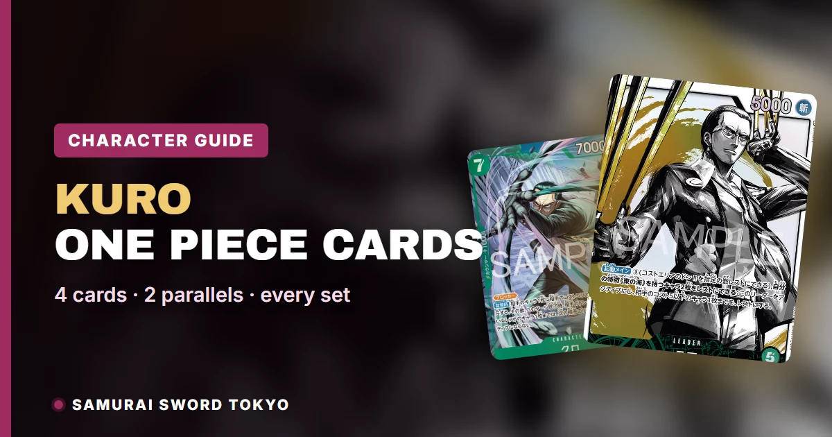 Kuro One Piece Cards: Every Card & Parallel (2026)