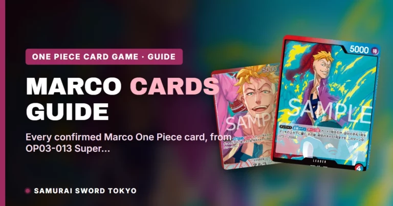 Marco One Piece Cards: Every Confirmed Printing