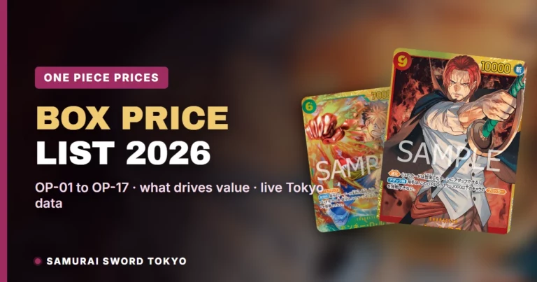 One Piece Card Prices: Japanese Box Price List & What Drives Value (2026)